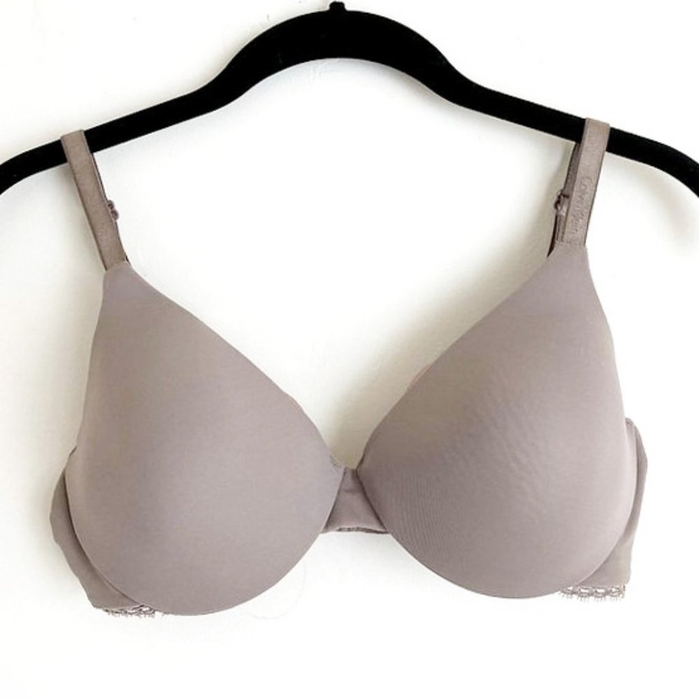 Calvin Klein Lightly Lined Taupe/Grey Colored Bra Size 32D